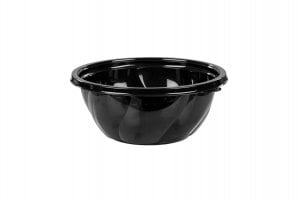1050ml Black Salad Bowl-0