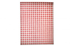 Red Gingham Greaseproof Paper-0