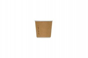 4oz Kraft Ripple Cup-0