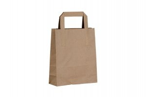 Small Kraft SOS Paper Carrier Bag-0