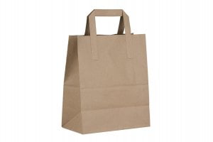 Medium Kraft SOS Paper Carrier Bag-0