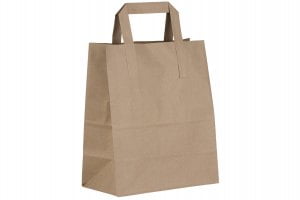 Large Kraft SOS Paper Carrier Bag-0