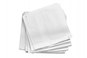 12" White Sulphite Paper Bag-0