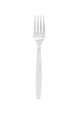 Clear Heavy Duty Plastic Fork-0